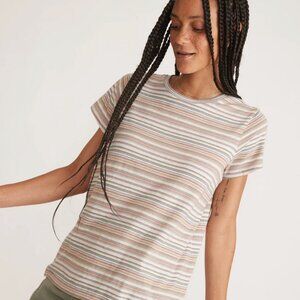 Marine Layer Striped Tee Womens XS